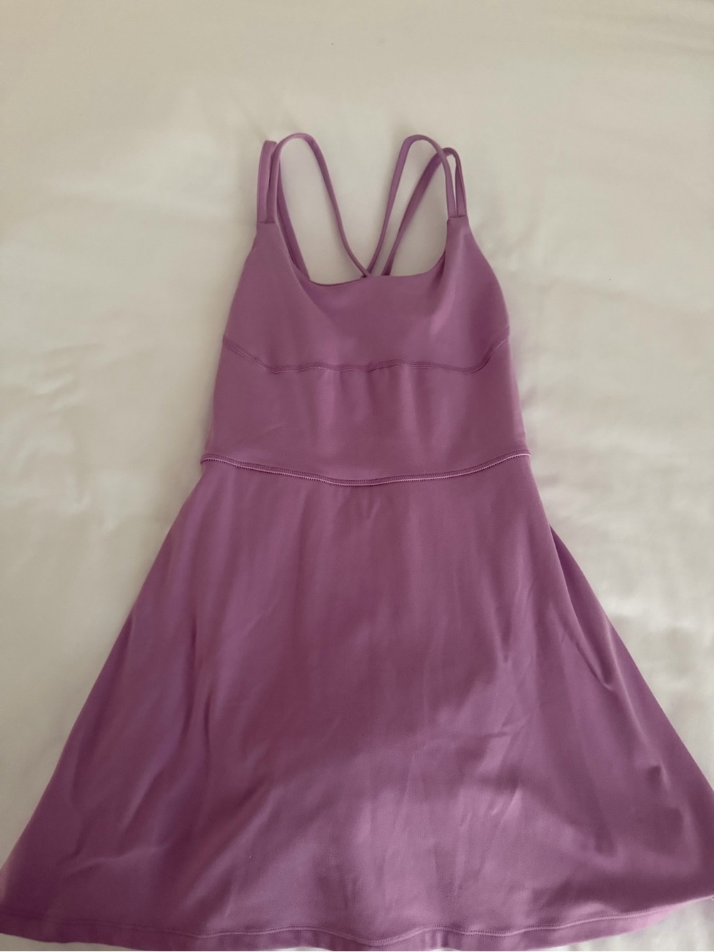 SO Lilac Double-Strap Tank Dress